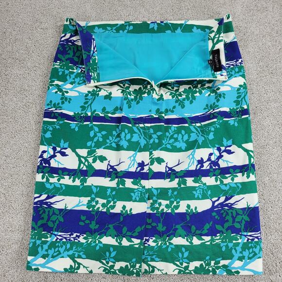 Talbots Womens Skirt 12 Green & Purple Lot of 2 Pencil Straight Stretch Casual - Picture 4 of 16